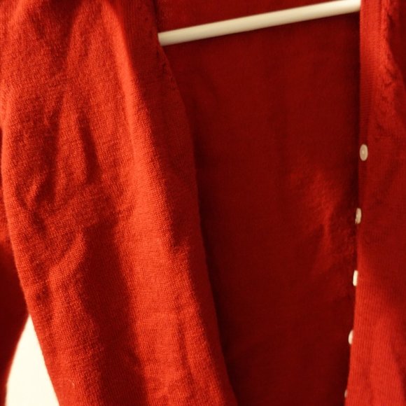 Monica Geller inspired VINTAGE red cardigan - size XS-S - Picture 3 of 4